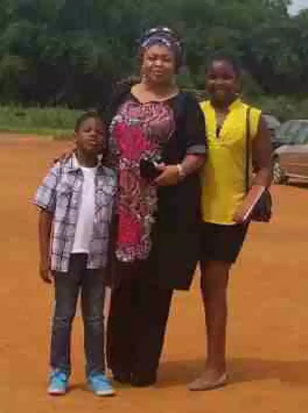 Actress Jennifer Eliogu, Her Mother And Daughter In 3 Generations Photo